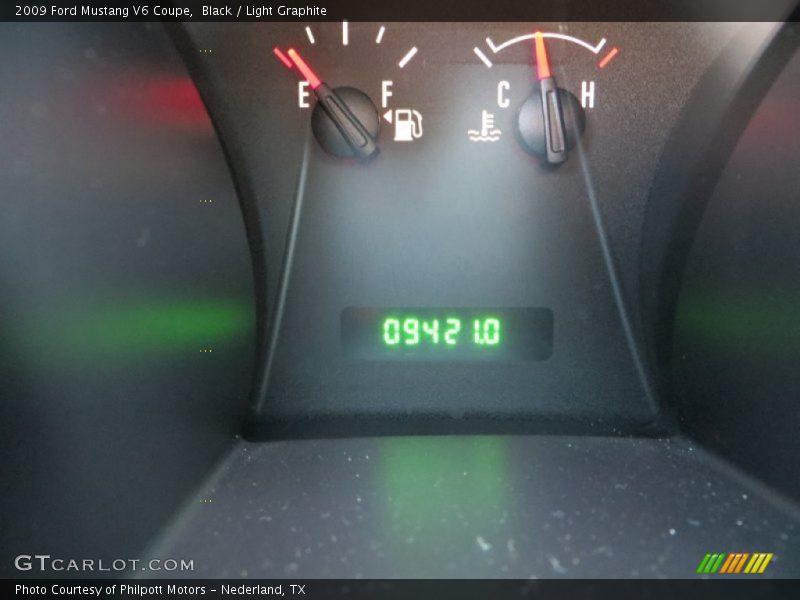 Black / Light Graphite 2009 Ford Mustang V6 Coupe