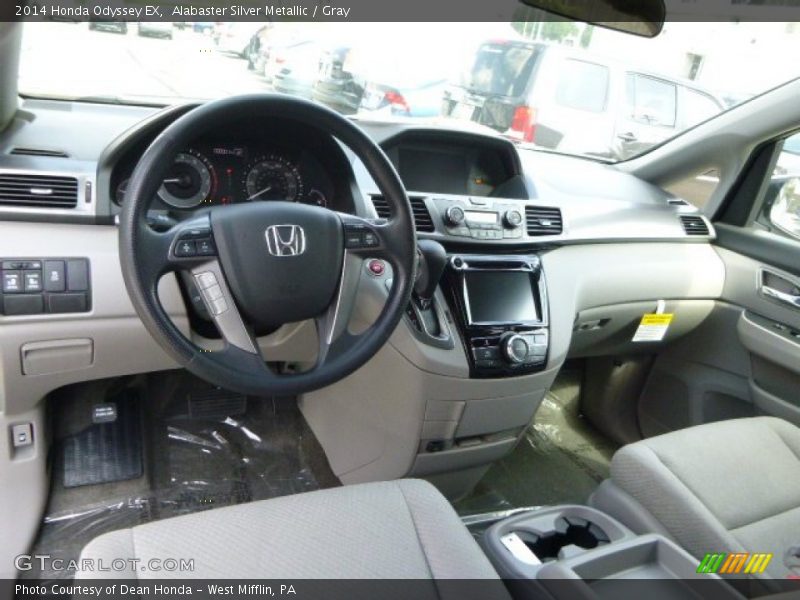 Alabaster Silver Metallic / Gray 2014 Honda Odyssey EX