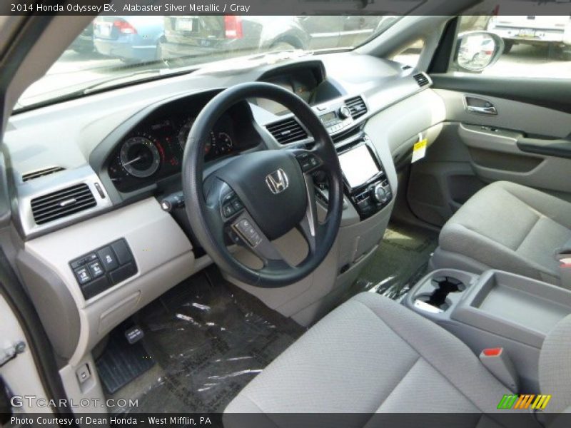 Alabaster Silver Metallic / Gray 2014 Honda Odyssey EX