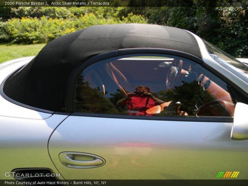 Arctic Silver Metallic / Terracotta 2006 Porsche Boxster S