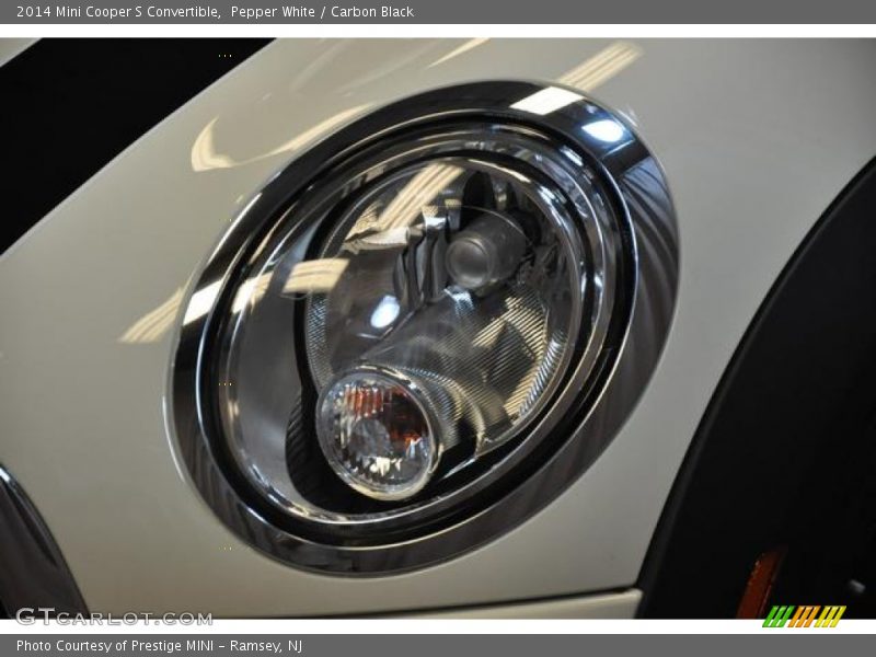 Pepper White / Carbon Black 2014 Mini Cooper S Convertible