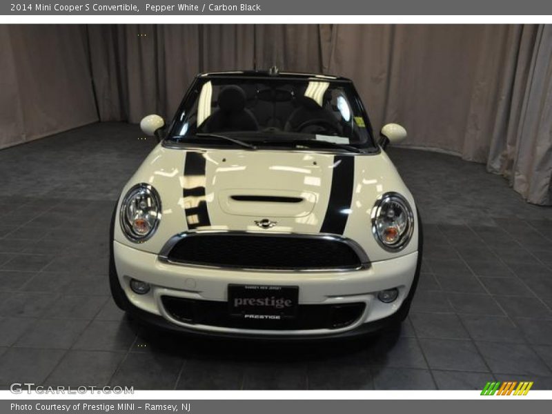 Pepper White / Carbon Black 2014 Mini Cooper S Convertible