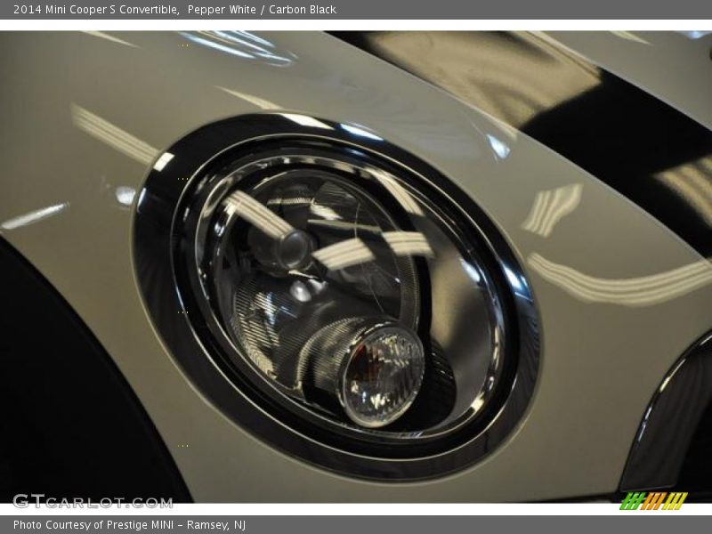 Pepper White / Carbon Black 2014 Mini Cooper S Convertible