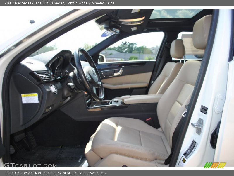 Arctic White / Almond Beige 2010 Mercedes-Benz E 350 Sedan