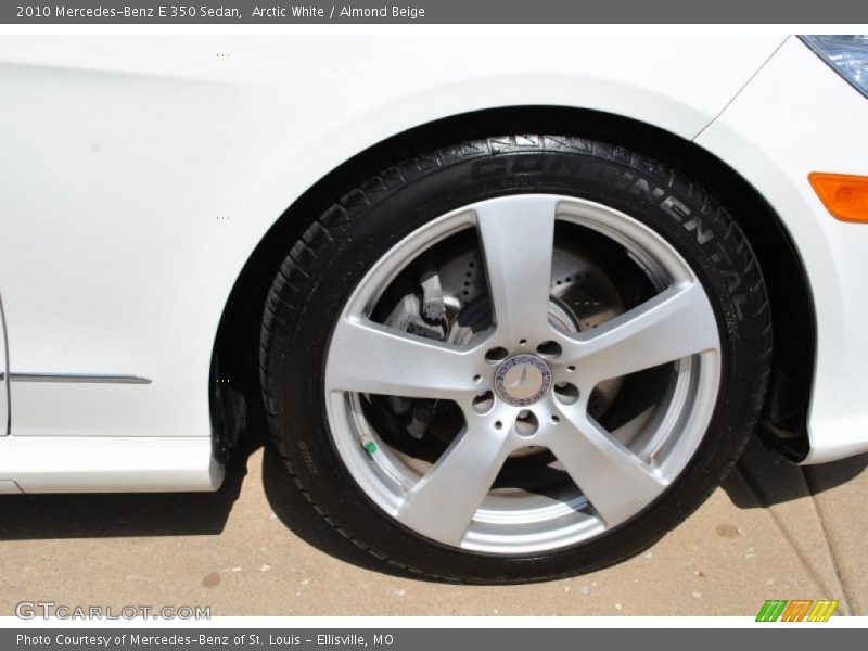Arctic White / Almond Beige 2010 Mercedes-Benz E 350 Sedan