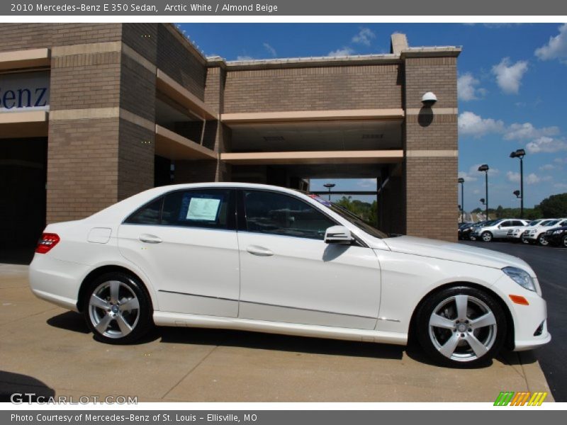 Arctic White / Almond Beige 2010 Mercedes-Benz E 350 Sedan