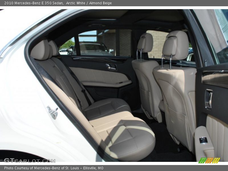 Arctic White / Almond Beige 2010 Mercedes-Benz E 350 Sedan