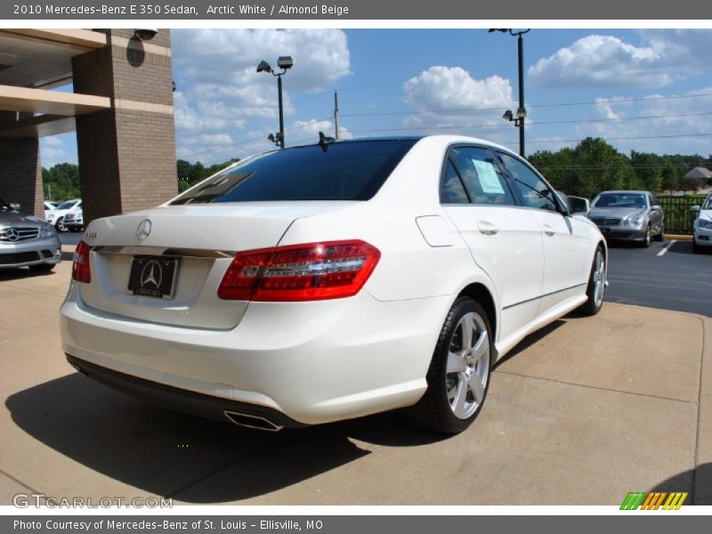 Arctic White / Almond Beige 2010 Mercedes-Benz E 350 Sedan