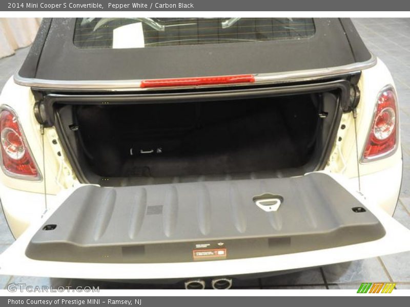 Pepper White / Carbon Black 2014 Mini Cooper S Convertible
