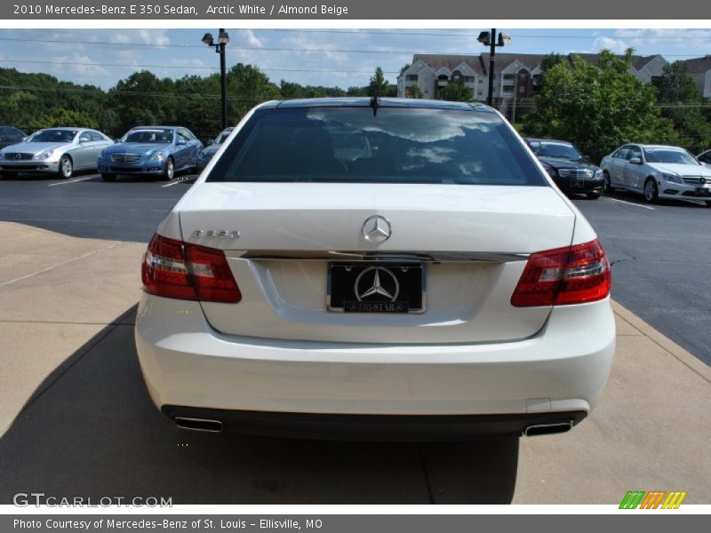 Arctic White / Almond Beige 2010 Mercedes-Benz E 350 Sedan