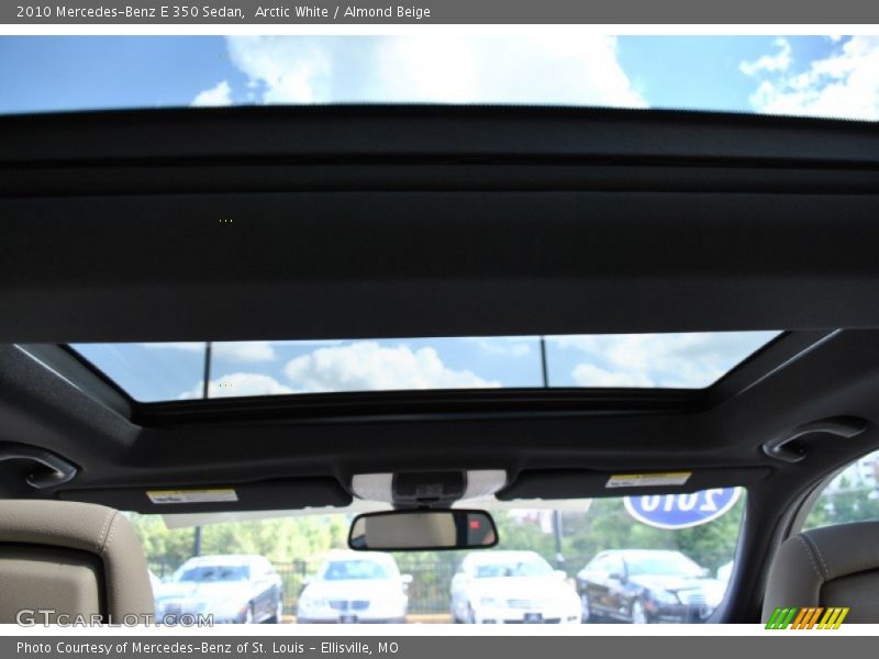 Arctic White / Almond Beige 2010 Mercedes-Benz E 350 Sedan