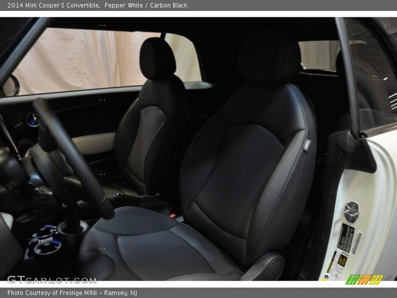 Pepper White / Carbon Black 2014 Mini Cooper S Convertible