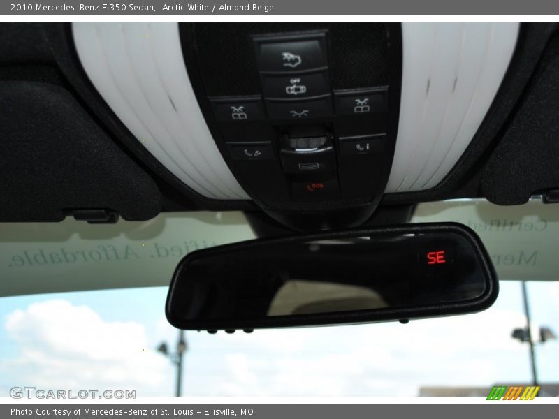 Arctic White / Almond Beige 2010 Mercedes-Benz E 350 Sedan