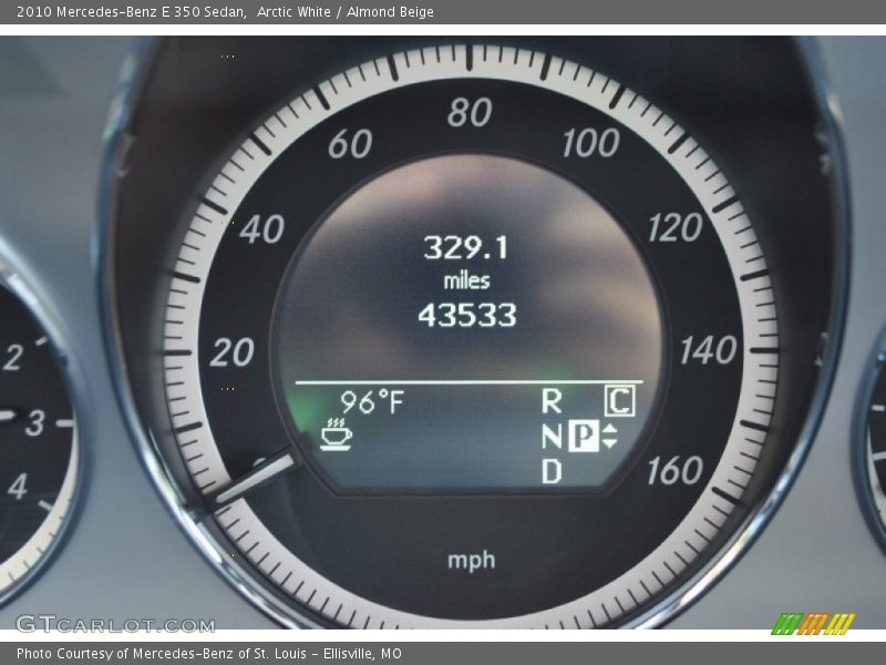 Arctic White / Almond Beige 2010 Mercedes-Benz E 350 Sedan