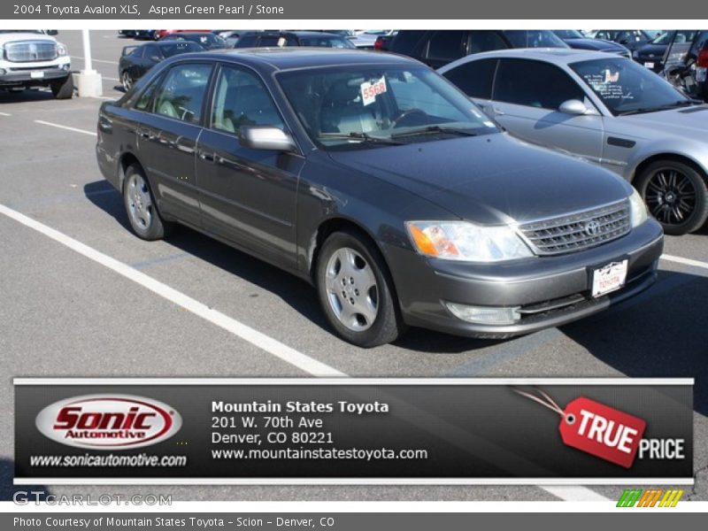 Aspen Green Pearl / Stone 2004 Toyota Avalon XLS