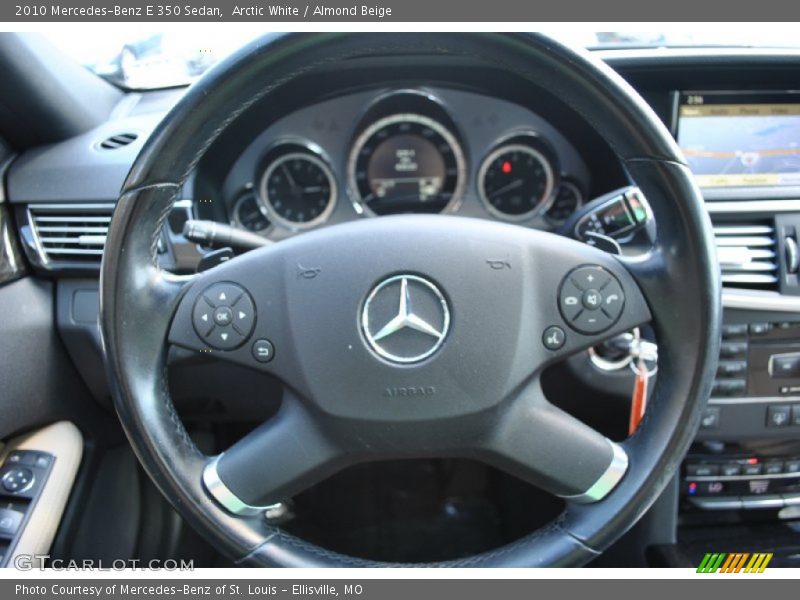 Arctic White / Almond Beige 2010 Mercedes-Benz E 350 Sedan