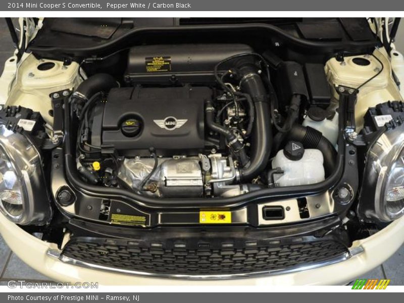 Pepper White / Carbon Black 2014 Mini Cooper S Convertible
