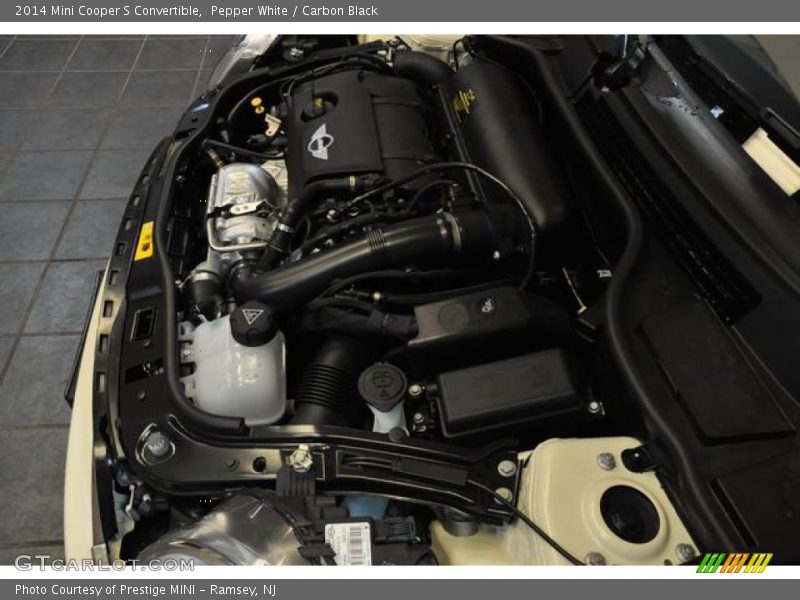 Pepper White / Carbon Black 2014 Mini Cooper S Convertible