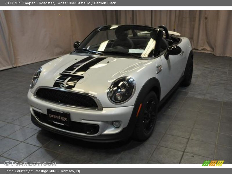 White Silver Metallic / Carbon Black 2014 Mini Cooper S Roadster
