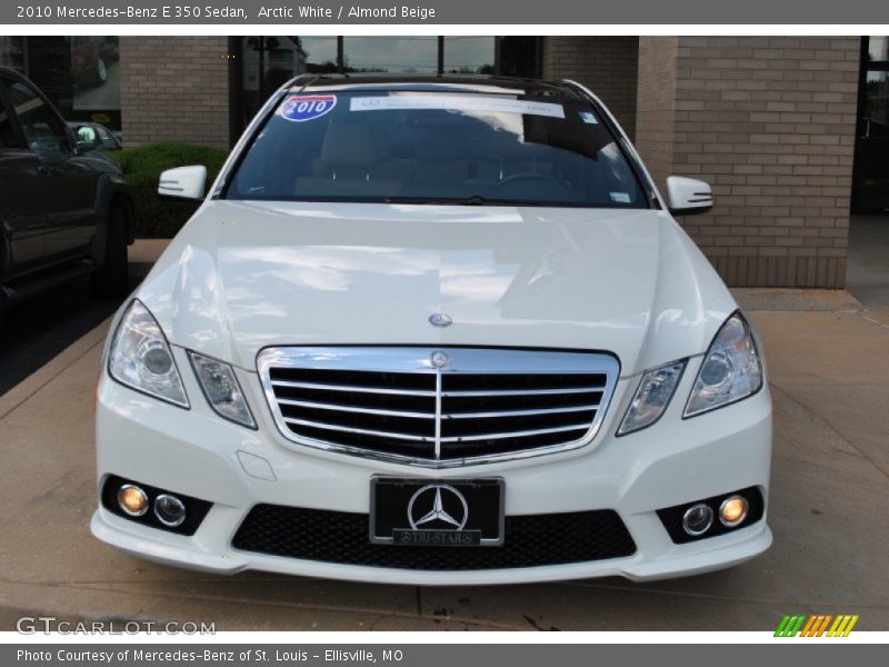 Arctic White / Almond Beige 2010 Mercedes-Benz E 350 Sedan