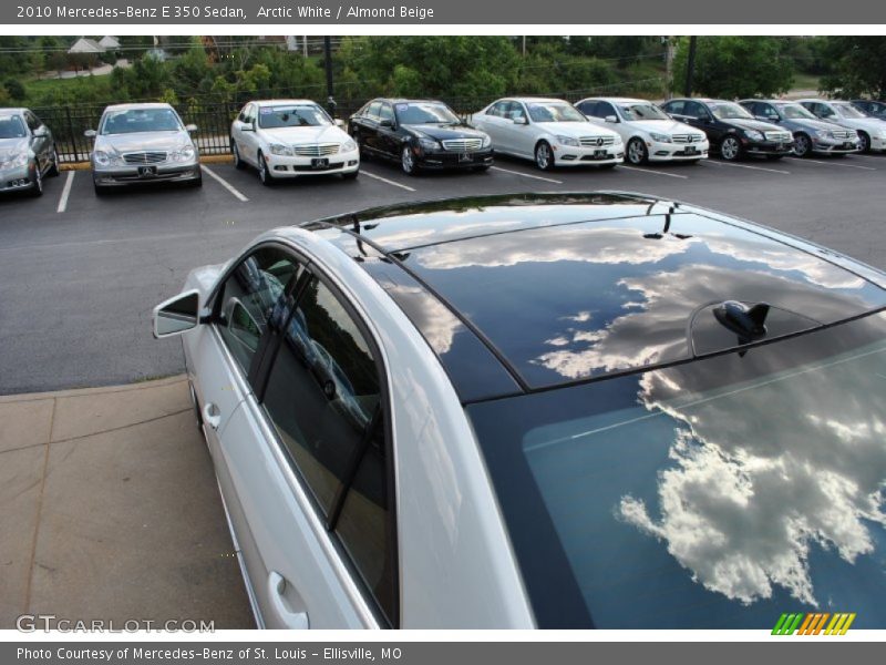 Arctic White / Almond Beige 2010 Mercedes-Benz E 350 Sedan