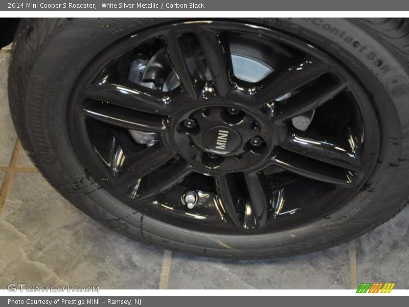 White Silver Metallic / Carbon Black 2014 Mini Cooper S Roadster