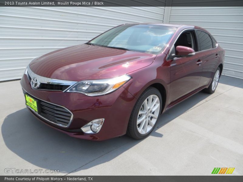 Moulin Rouge Mica / Black 2013 Toyota Avalon Limited