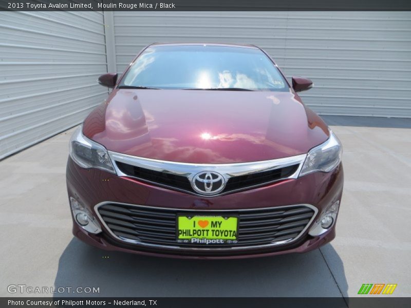 Moulin Rouge Mica / Black 2013 Toyota Avalon Limited