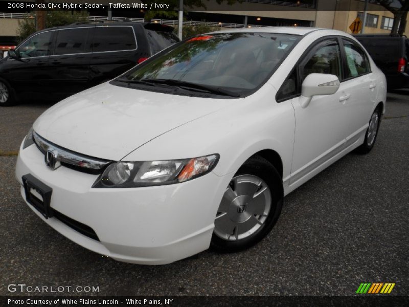 Taffeta White / Ivory 2008 Honda Civic Hybrid Sedan