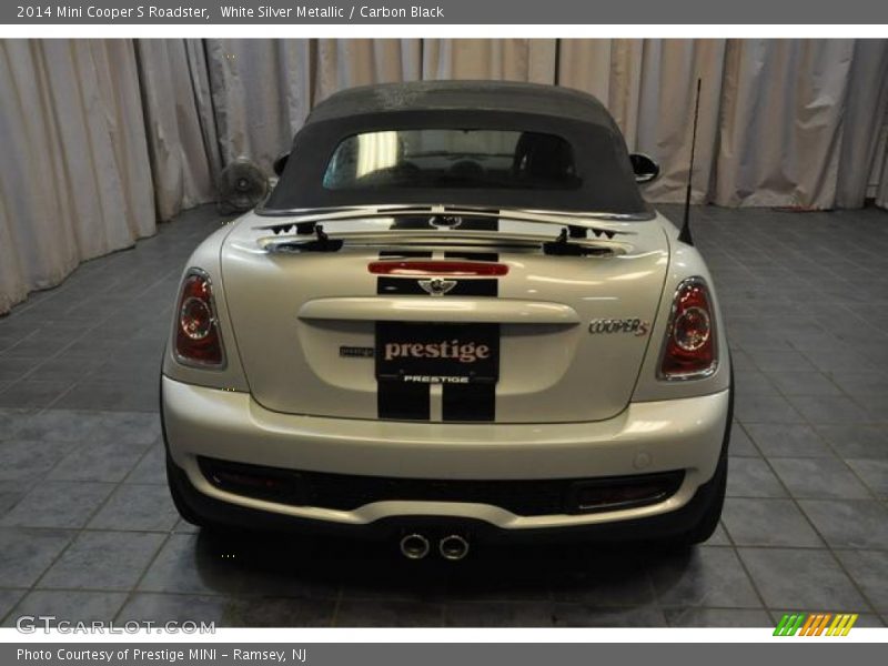 White Silver Metallic / Carbon Black 2014 Mini Cooper S Roadster
