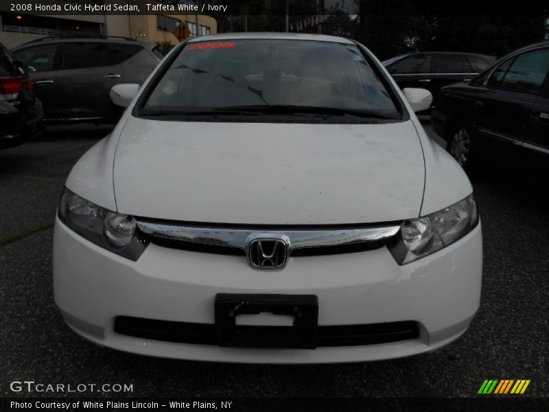 Taffeta White / Ivory 2008 Honda Civic Hybrid Sedan