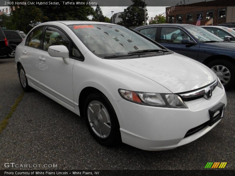 Taffeta White / Ivory 2008 Honda Civic Hybrid Sedan