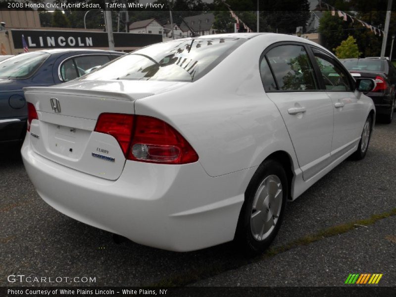 Taffeta White / Ivory 2008 Honda Civic Hybrid Sedan