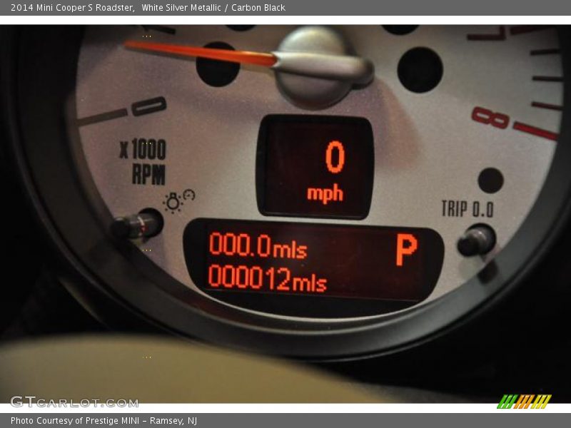 White Silver Metallic / Carbon Black 2014 Mini Cooper S Roadster