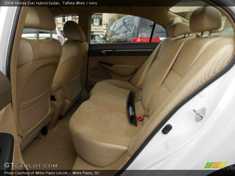 Taffeta White / Ivory 2008 Honda Civic Hybrid Sedan