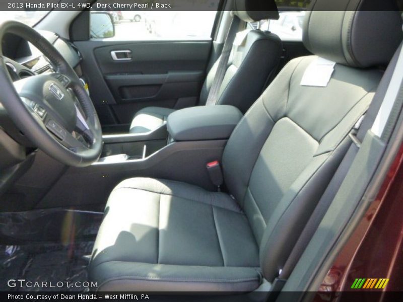 Dark Cherry Pearl / Black 2013 Honda Pilot EX-L 4WD