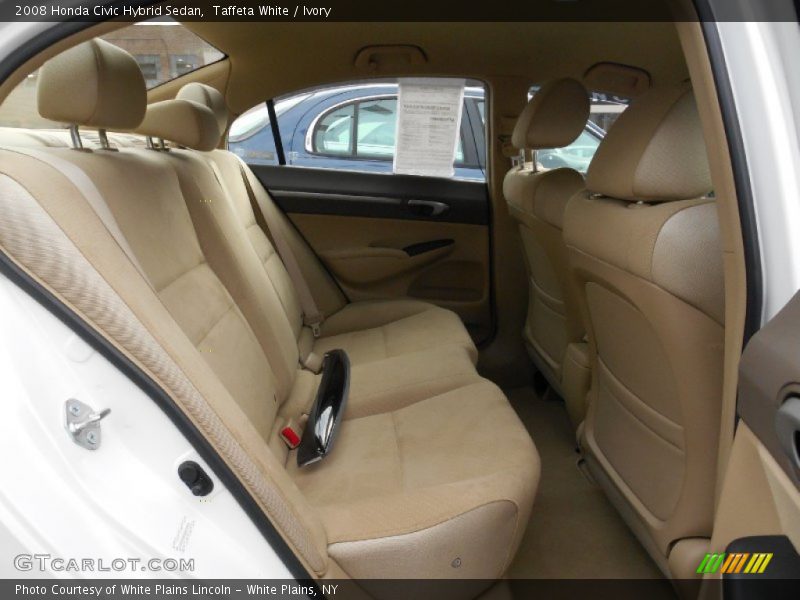 Taffeta White / Ivory 2008 Honda Civic Hybrid Sedan