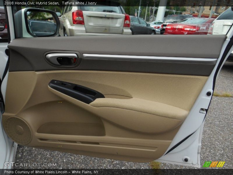 Taffeta White / Ivory 2008 Honda Civic Hybrid Sedan
