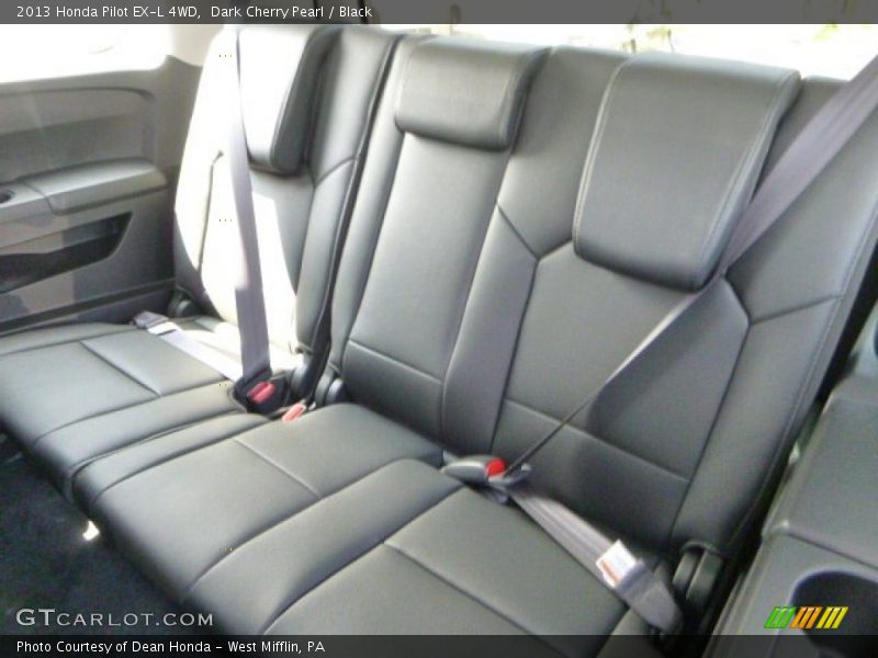 Dark Cherry Pearl / Black 2013 Honda Pilot EX-L 4WD
