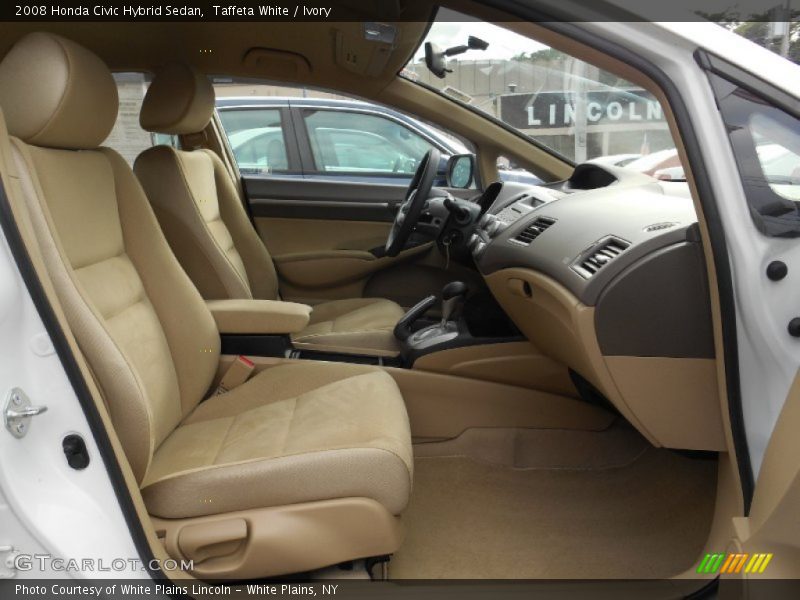 Taffeta White / Ivory 2008 Honda Civic Hybrid Sedan