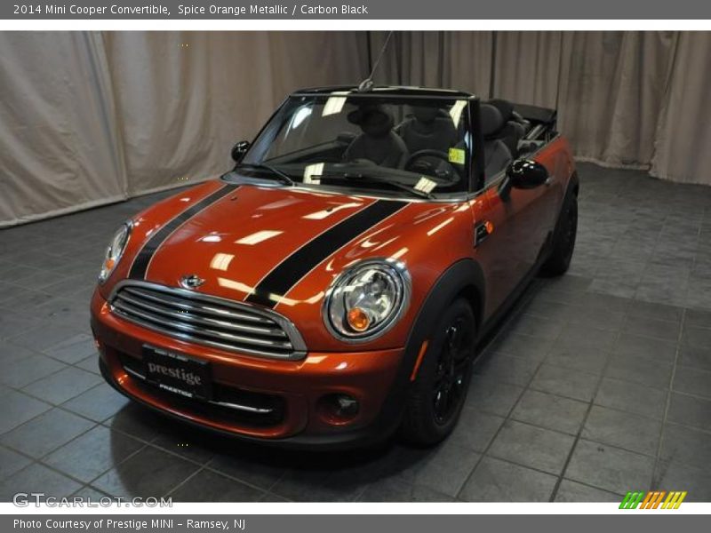 Spice Orange Metallic / Carbon Black 2014 Mini Cooper Convertible