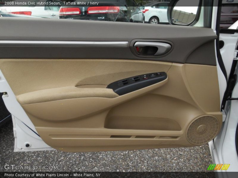Taffeta White / Ivory 2008 Honda Civic Hybrid Sedan