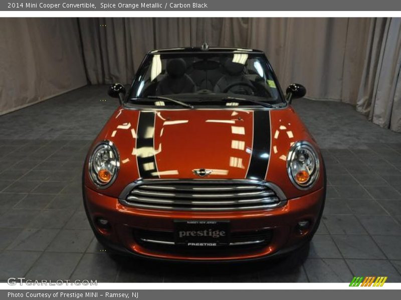 Spice Orange Metallic / Carbon Black 2014 Mini Cooper Convertible