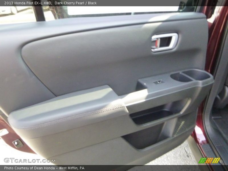 Dark Cherry Pearl / Black 2013 Honda Pilot EX-L 4WD