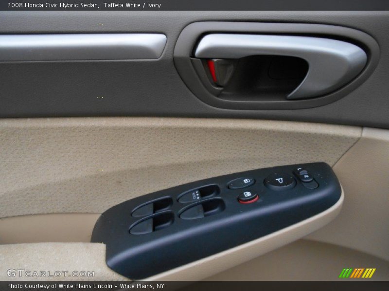 Taffeta White / Ivory 2008 Honda Civic Hybrid Sedan