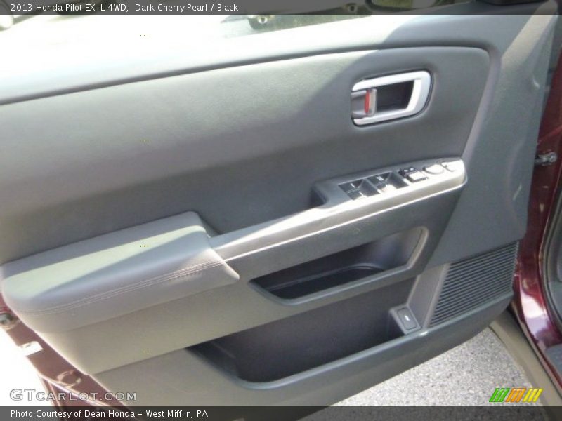Dark Cherry Pearl / Black 2013 Honda Pilot EX-L 4WD
