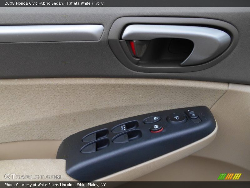 Taffeta White / Ivory 2008 Honda Civic Hybrid Sedan