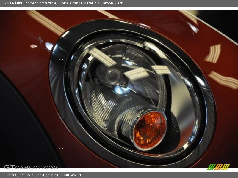 Spice Orange Metallic / Carbon Black 2014 Mini Cooper Convertible