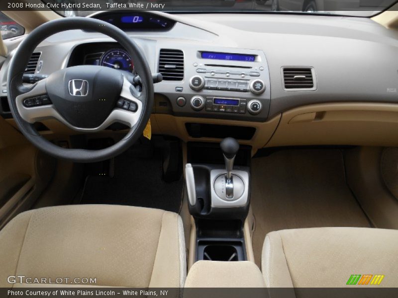 Taffeta White / Ivory 2008 Honda Civic Hybrid Sedan