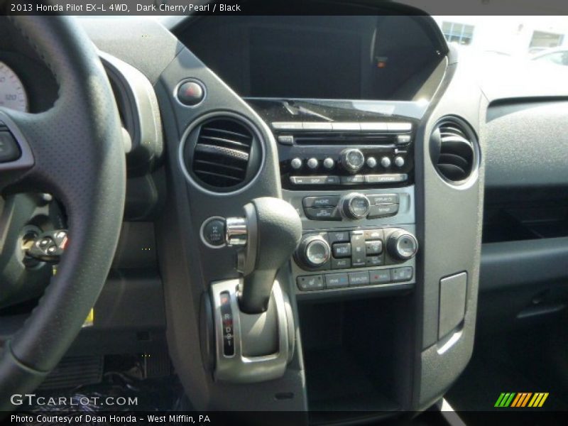 Dark Cherry Pearl / Black 2013 Honda Pilot EX-L 4WD